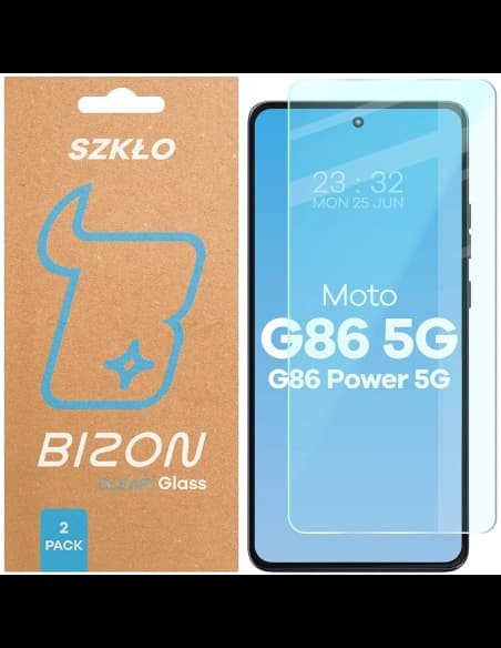 Bizon Glass Clear Duo Motorola Moto G86 5G / G86 Power 5G [2 CSOMAG]