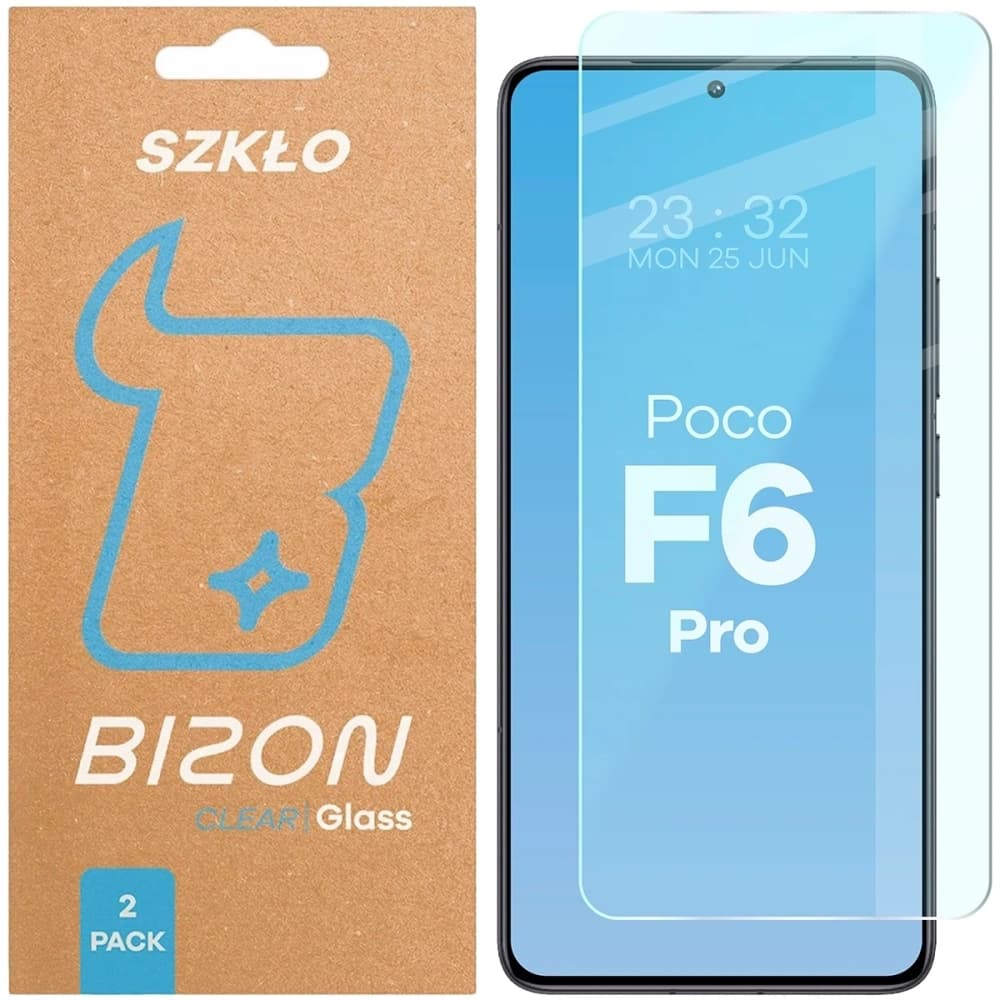 Bizon Glass Clear Duo Xiaomi POCO F6 Pro [2 CSOMAG] - 1