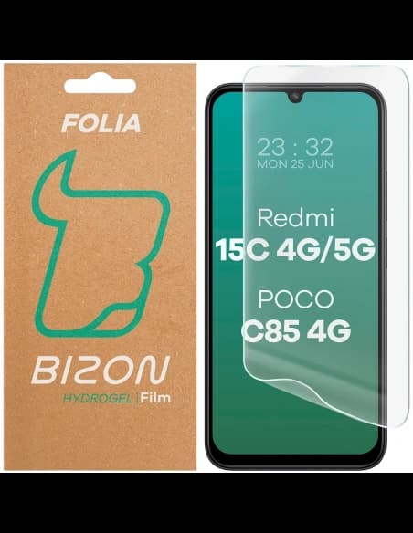 Bizon Glass Hydrogel Front Xiaomi Redmi 15C 4G / 5G / POCO C85 4G 173mm