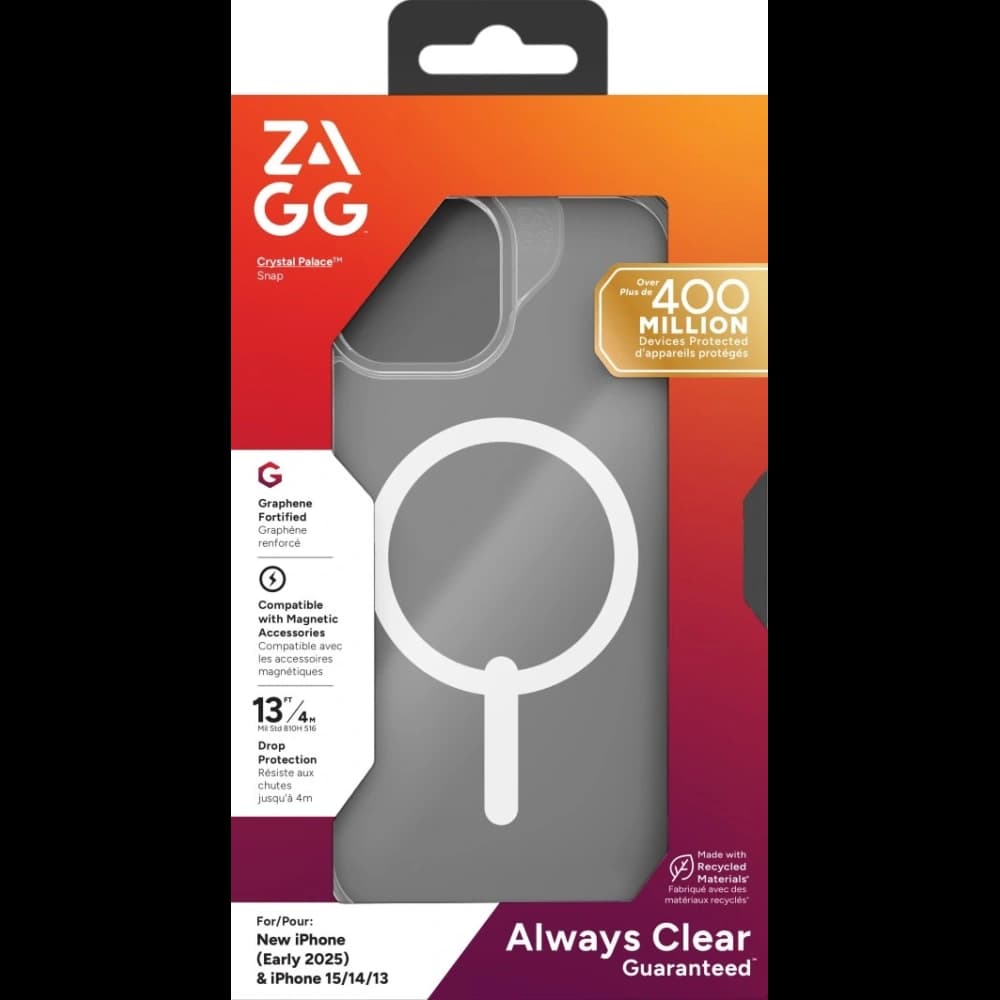 ZAGG Crystal Palace Snap Apple iPhone 16e / 15 / 14 / 13 MagSafe (transparent) - 4