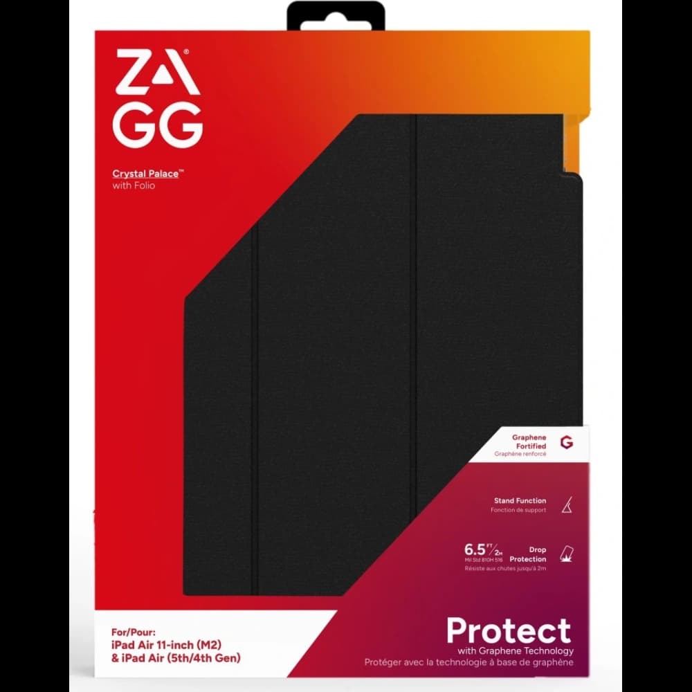 ZAGG Crystal Palace Folio Apple iPad Air 11" 2024/2025 / iPad Air 10.9" 2022/2020 (čirý) - 4