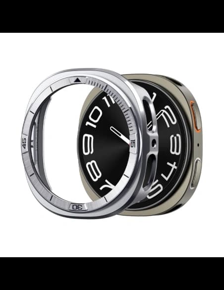 Spigen Bezel Tune Pro Pilot Samsung Galaxy Watch 8 44mm Argintiu