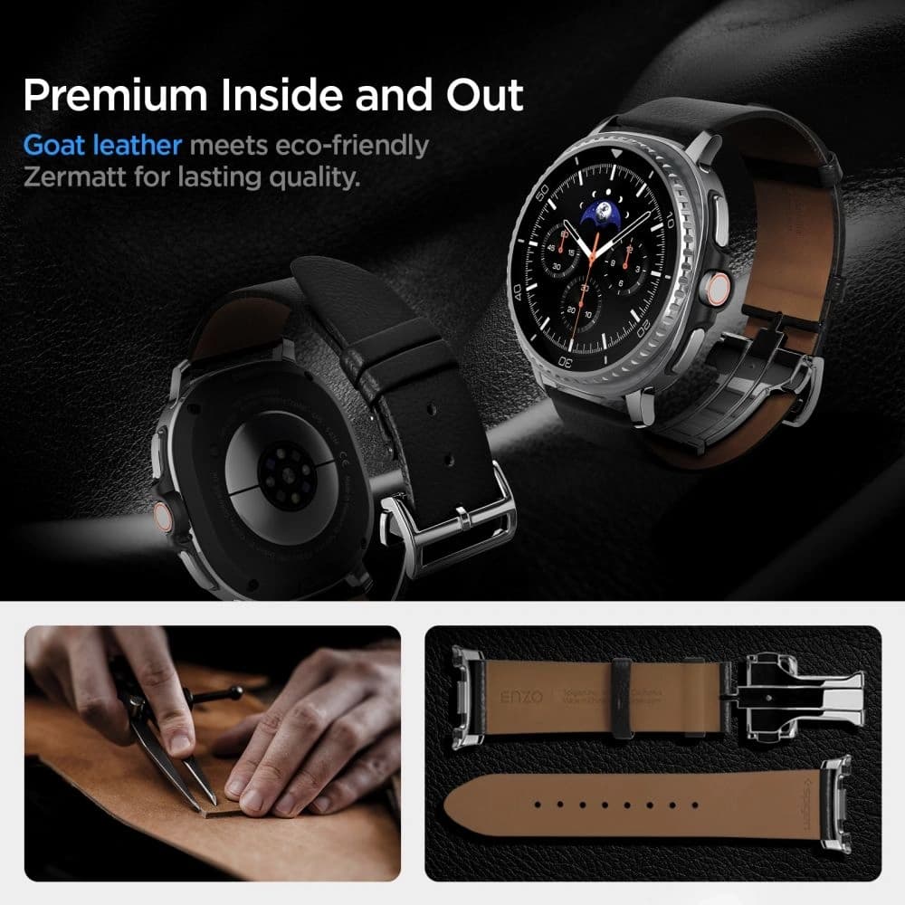 Spigen Enzo Samsung Galaxy Watch 8 / Classic 40 / 44 / 46mm Schwarz - 7