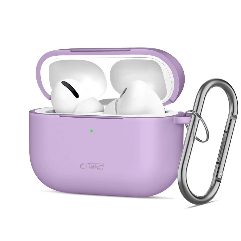 Tech-Protect Silicone Hook Apple AirPods Pro 3 Lavender - 1