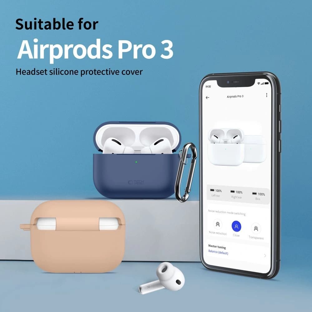 Tech-Protect Silicone Hook Apple AirPods Pro 3 Dusty Pink - 5