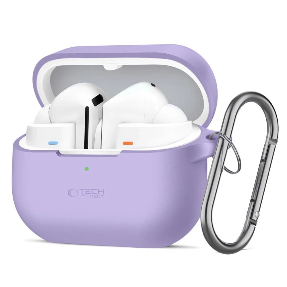 Tech-Protect Cârlig din Silicon pentru Samsung Galaxy Buds 3 / 3 FE / 3 Pro Lavandă - 1