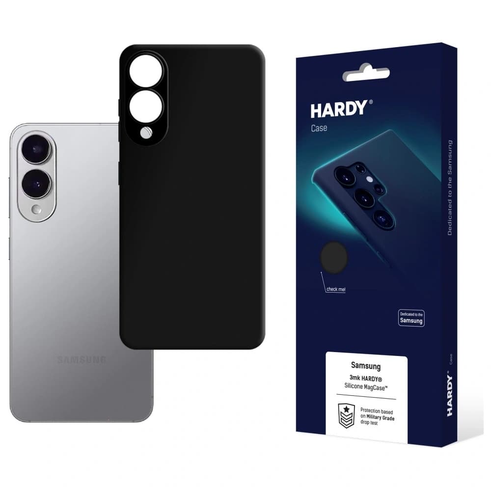 3MK HARDY Silicone MagCase Samsung Galaxy S25 Edge negru - 1