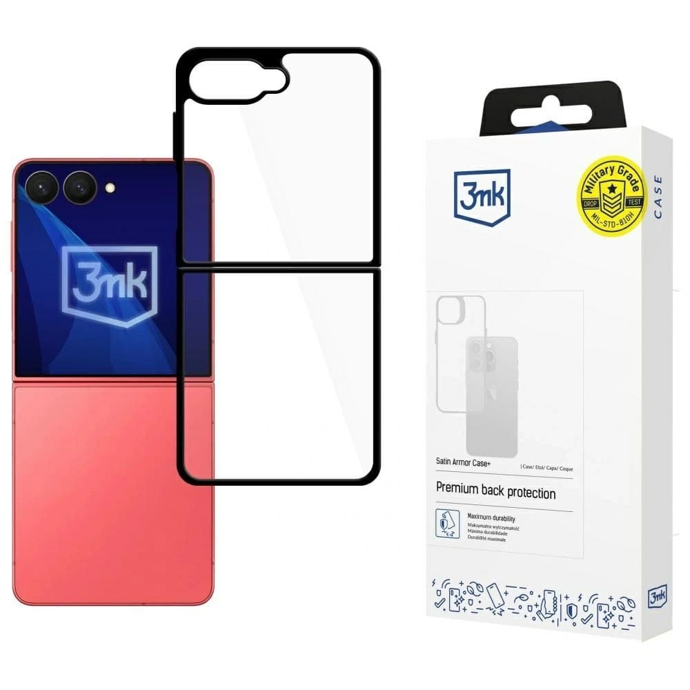 3MK Satin Armor Case+ Flip Samsung Galaxy Z Flip7 - 1