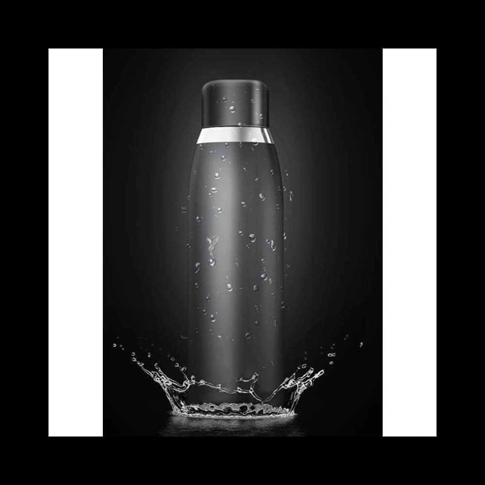PURO Smart Bottle 500ml INOX termosz fekete intelligens LED kupakkal - 5