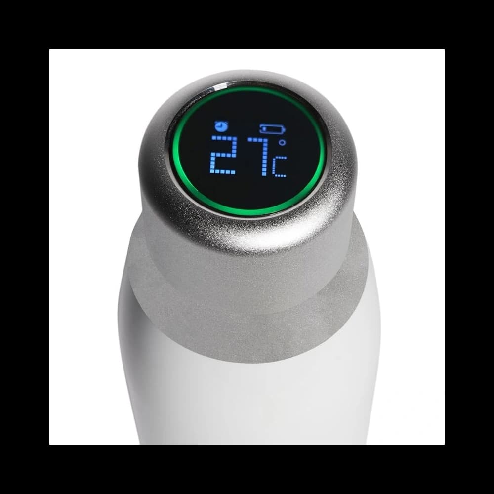 Sticlă termică PURO Smart Bottle 500ml INOX cu capac inteligent LED (Alb) - 2