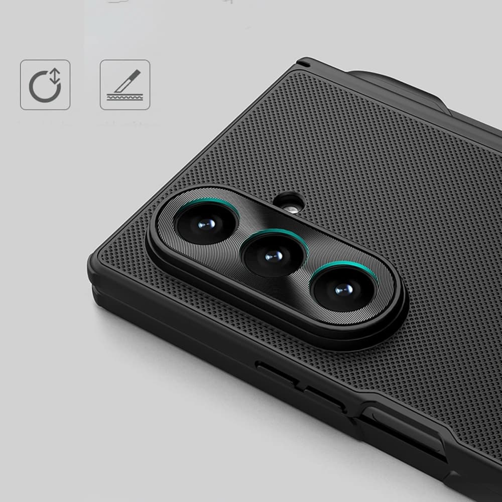 Nillkin Super Frosted Shield Fold Magnetic Samsung Galaxy Z Fold 7 MagSafe s otvorem pro S Pen černý - 16