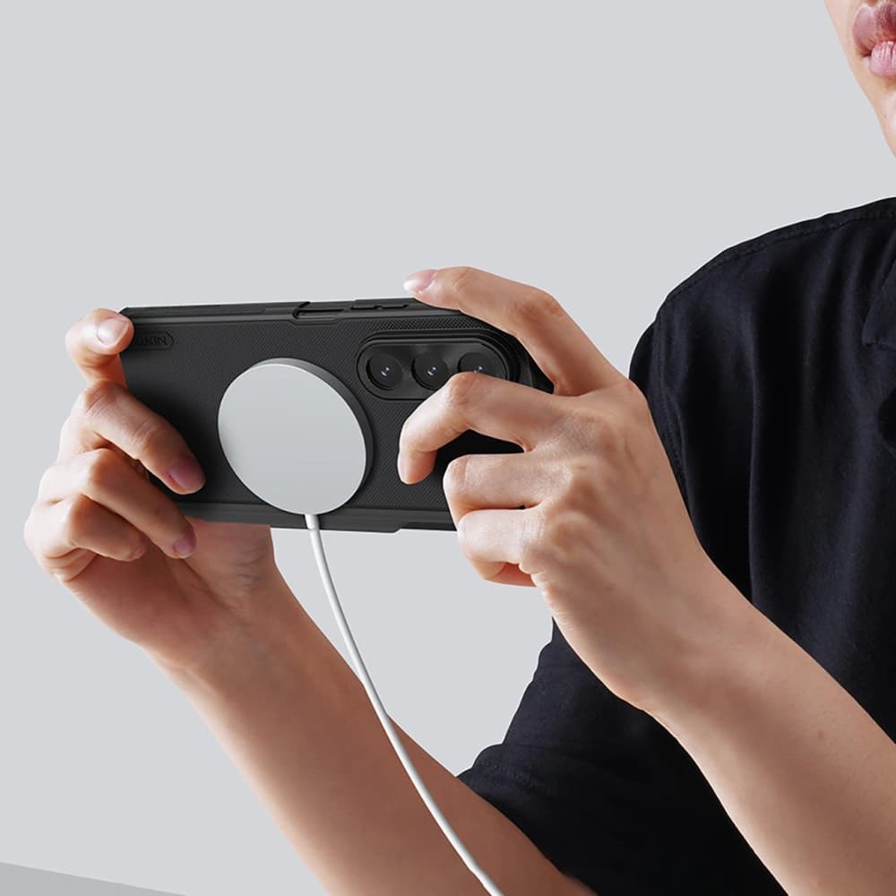 Nillkin Super Frosted Shield Fold Magnetic Samsung Galaxy Z Fold 7 MagSafe schwarz - 15