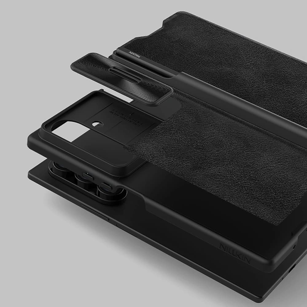 Nillkin Qin Pro für Samsung Galaxy Z Fold 7 mit Fach für den S Pen schwarz - 14