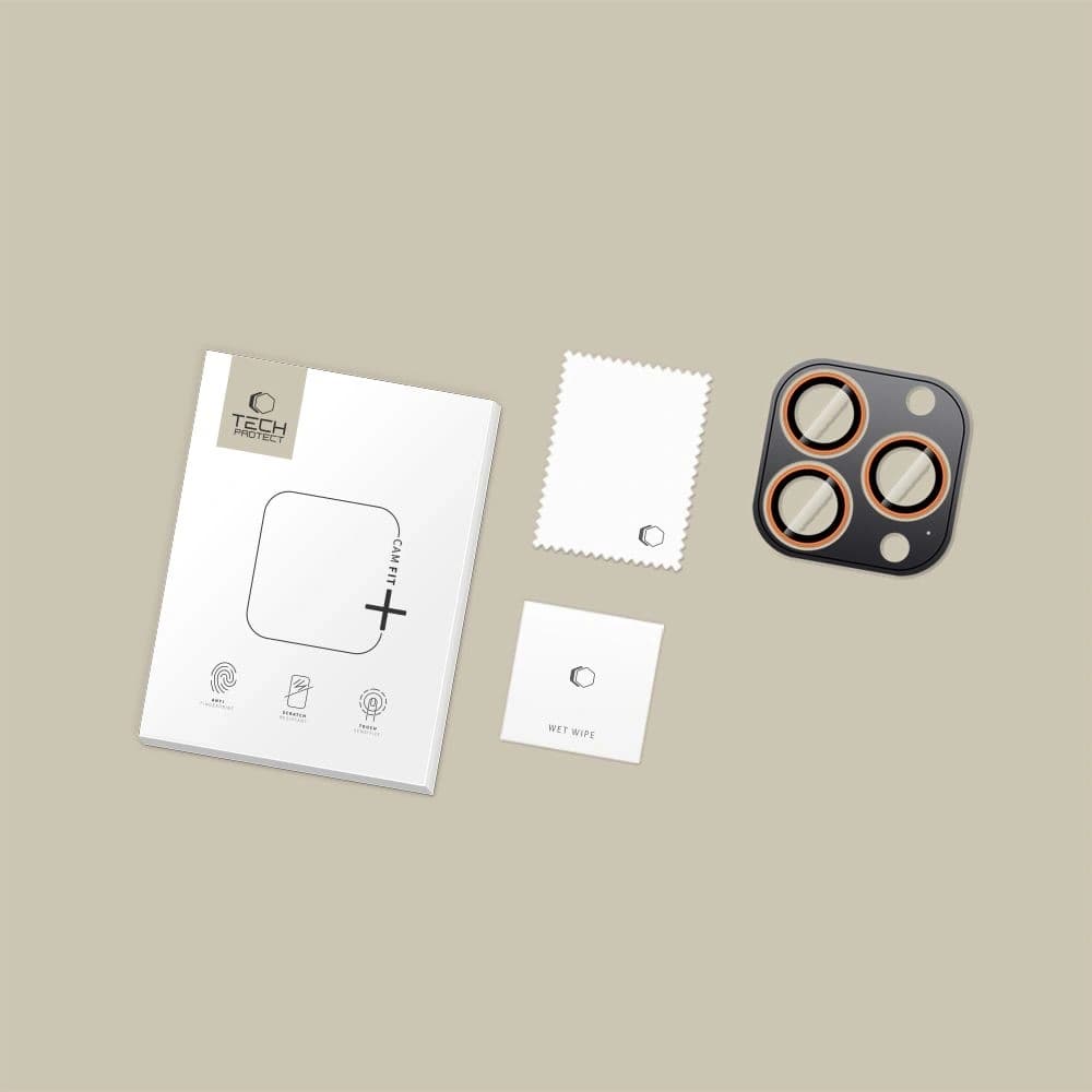 Tech-Protect Camring Fit+ Apple iPhone 14 Pro / 14 Pro Max / 15 Pro / 15 Pro Max / 16 Pro / 16 Pro Max / 17 Pro / 17 Pro Max Portocaliu Cosmic - 4