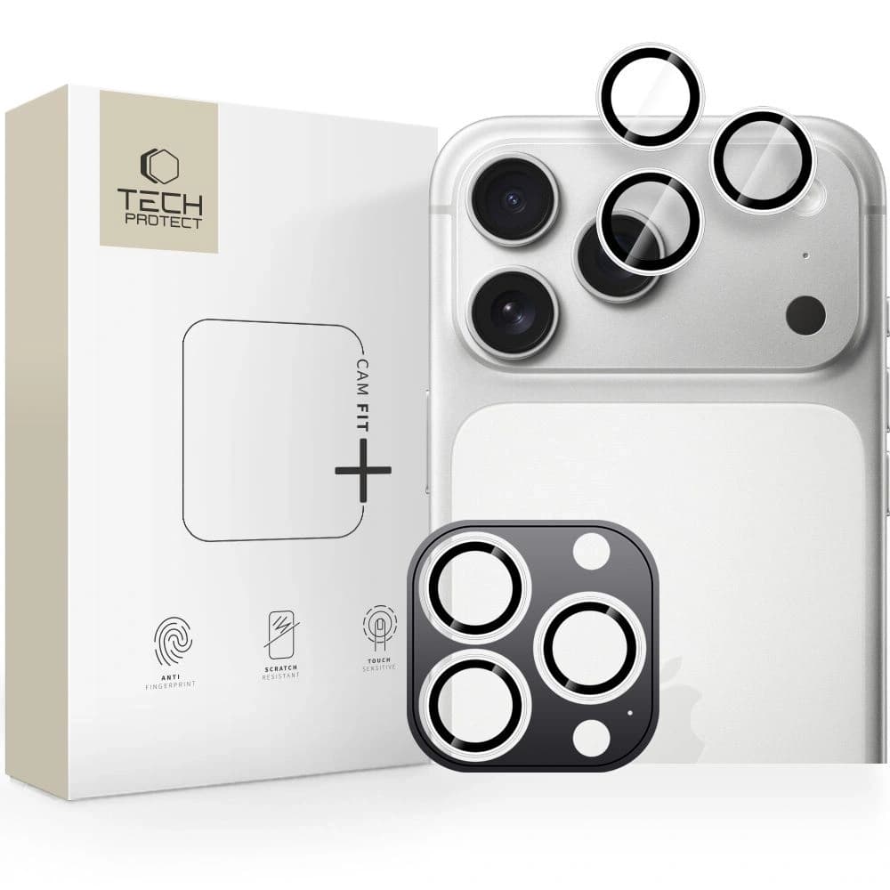 Tech-Protect Camring Fit+ Apple iPhone 14 Pro / 14 Pro Max / 15 Pro / 15 Pro Max / 16 Pro / 16 Pro Max / 17 Pro / 17 Pro Max Argintiu - 1