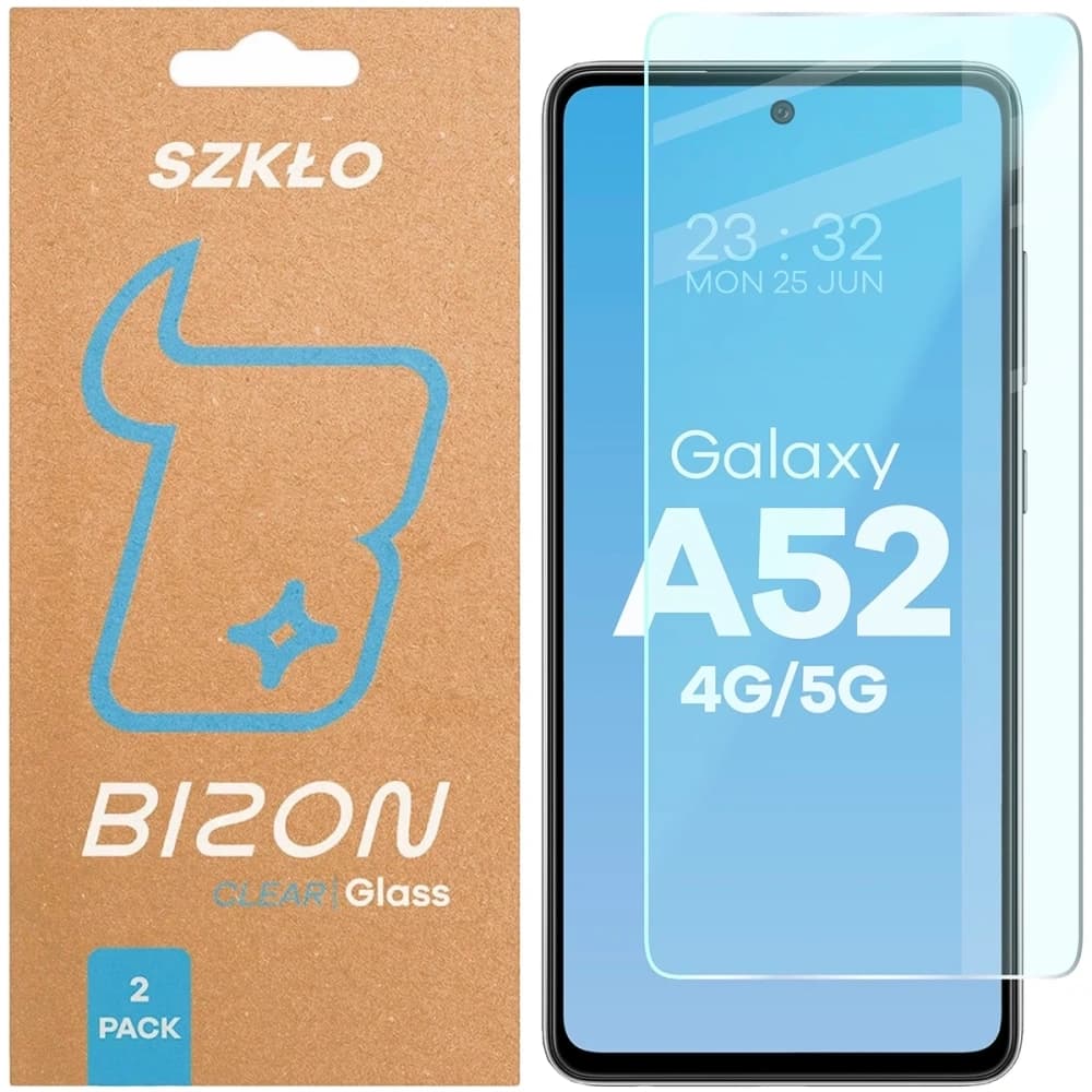 Bizon Glass Clear Duo Samsung Galaxy A52 [2 PACHET] - 1