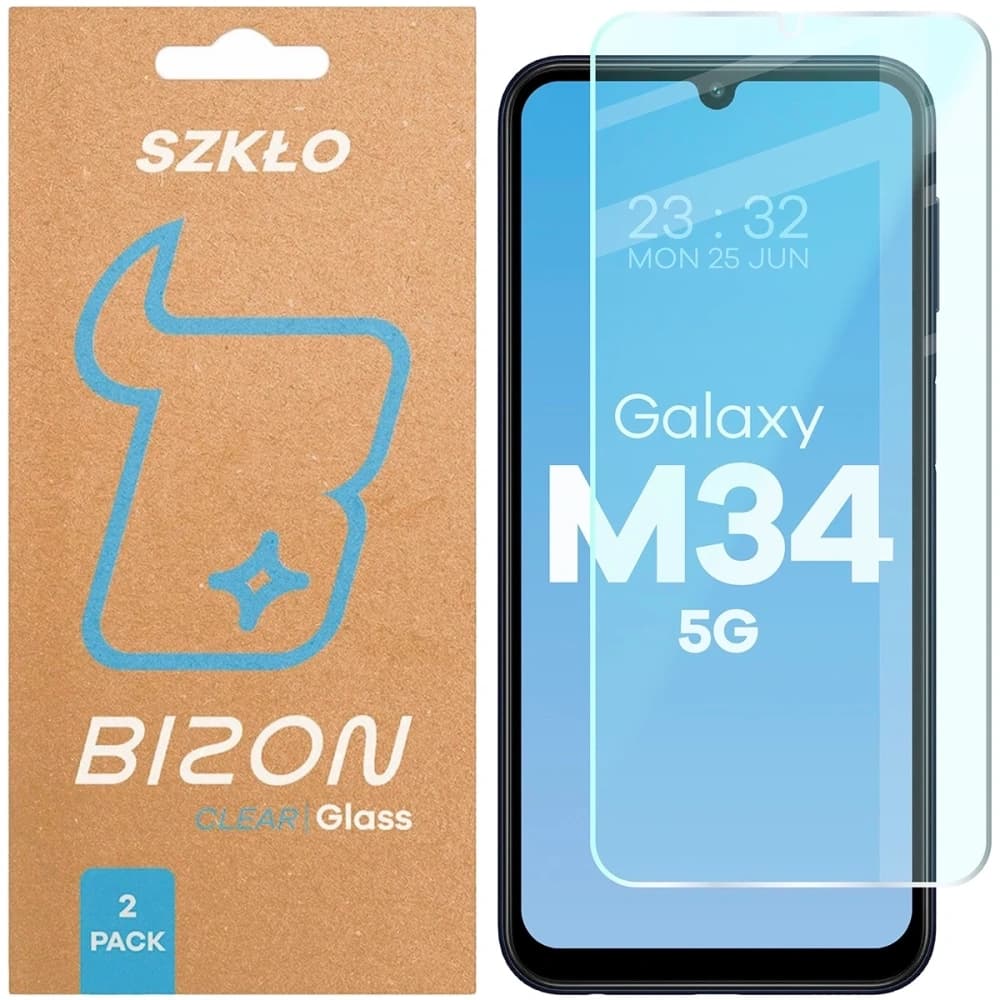 Bizon Üveg Átlátszó Duo Samsung Galaxy M34 5G [2 CSOMAG] - 1
