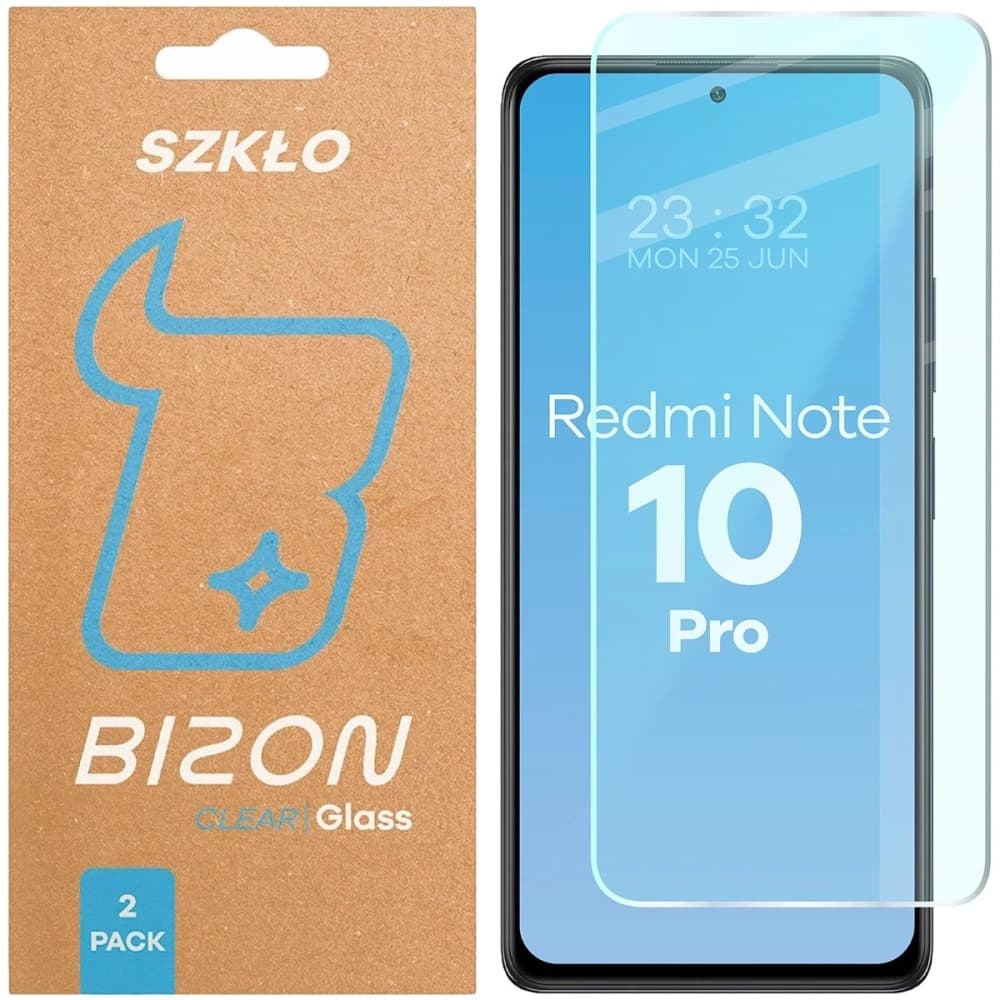 Bizon Glass Clear Duo Xiaomi Redmi Note 10 Pro [2 BALENÍ] - 1