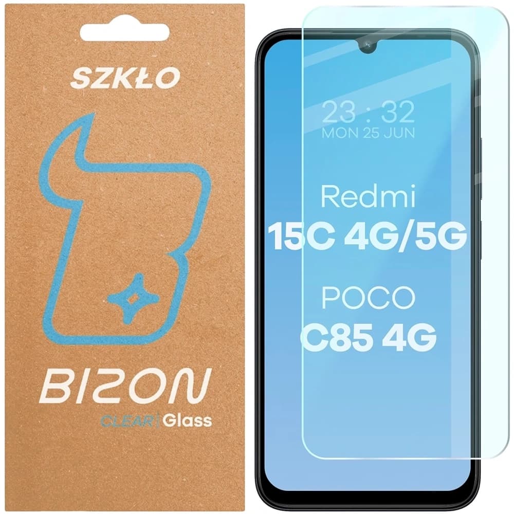 Bizon Glas Klar 2 Xiaomi Redmi 15C 4G / 5G / POCO C85 4G 173mm - 1