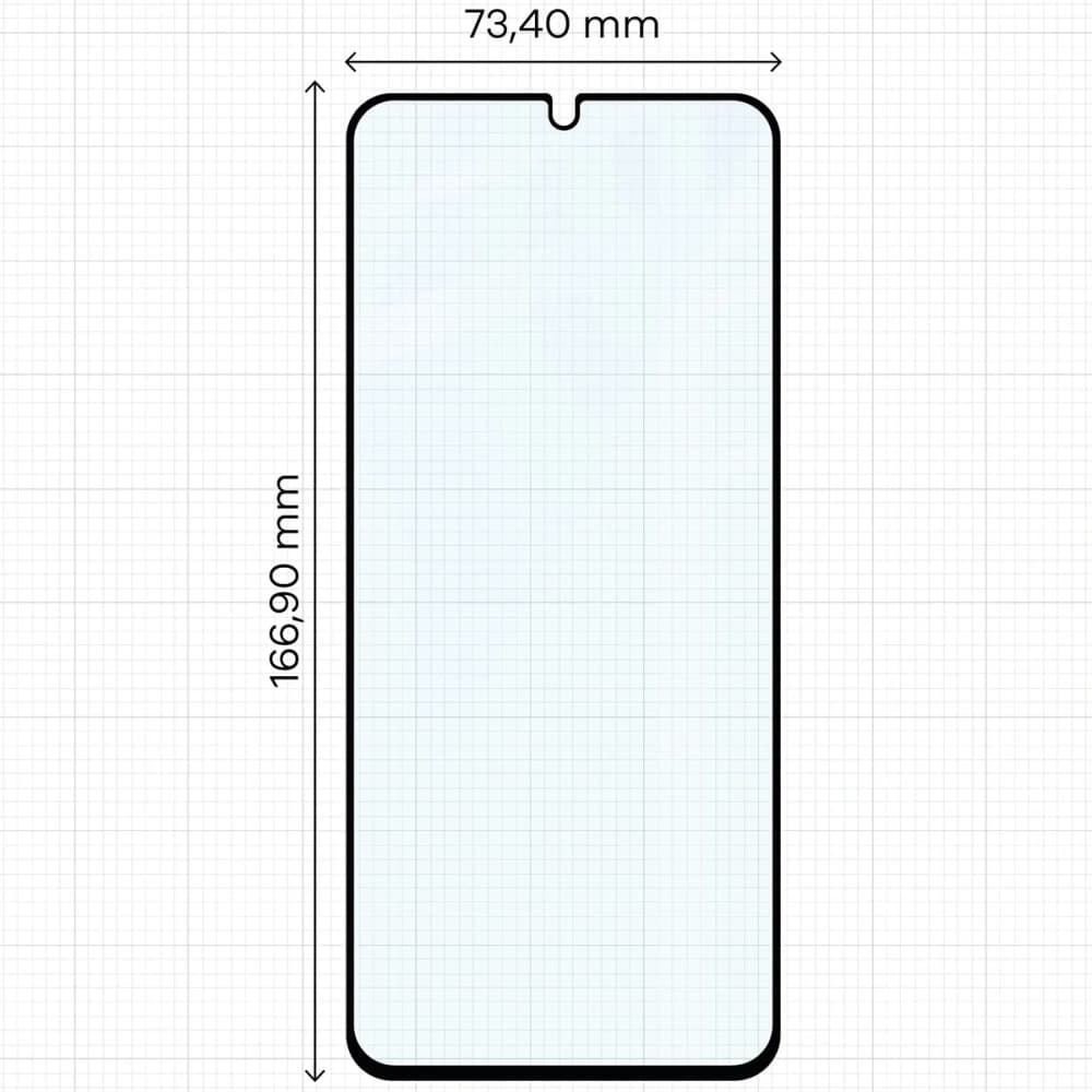 Bizon Glass Edge 2 Motorola Moto G06 4G / G06 Power 4G cadru negru - 2