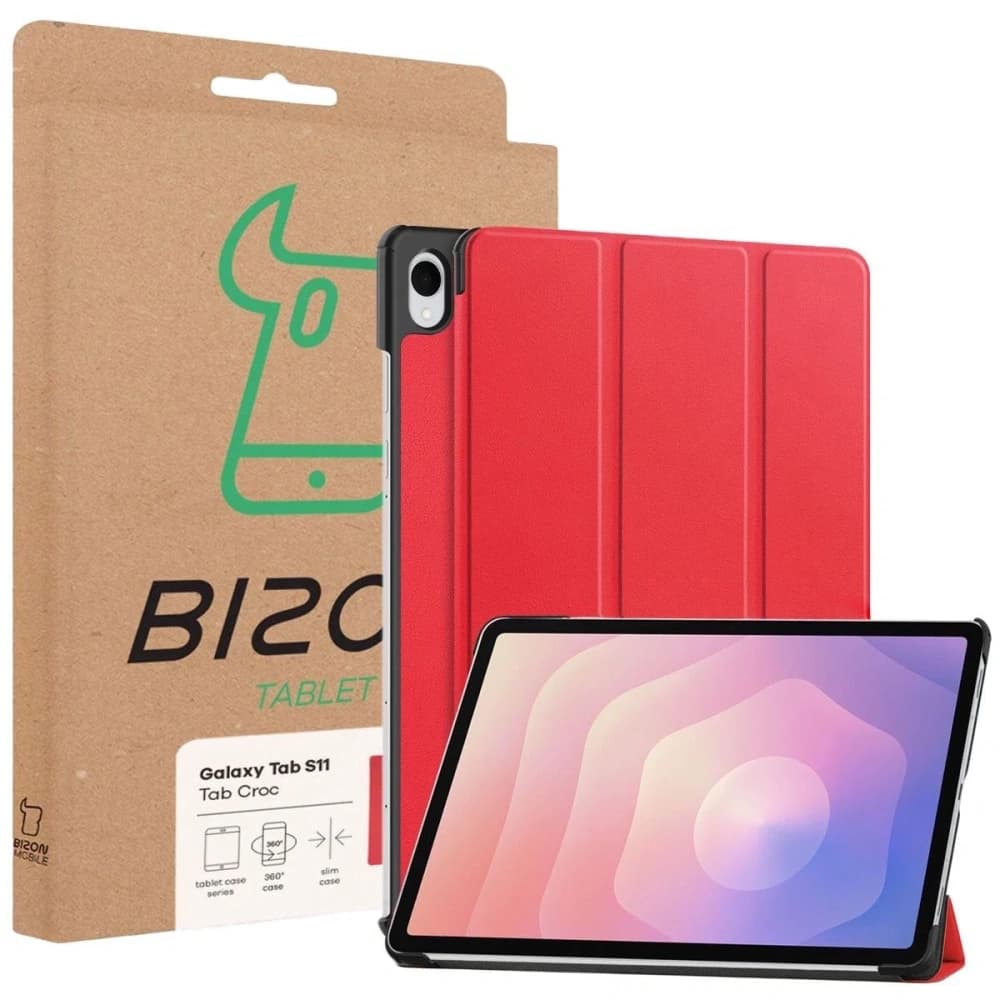 Bizon Case Tab Croc Samsung Galaxy Tab S11 rot - 8