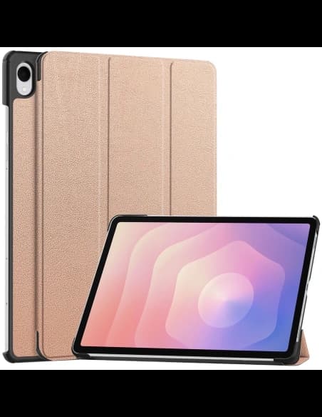 Bizon Case Tab Croc Samsung Galaxy Tab S11 rose gold