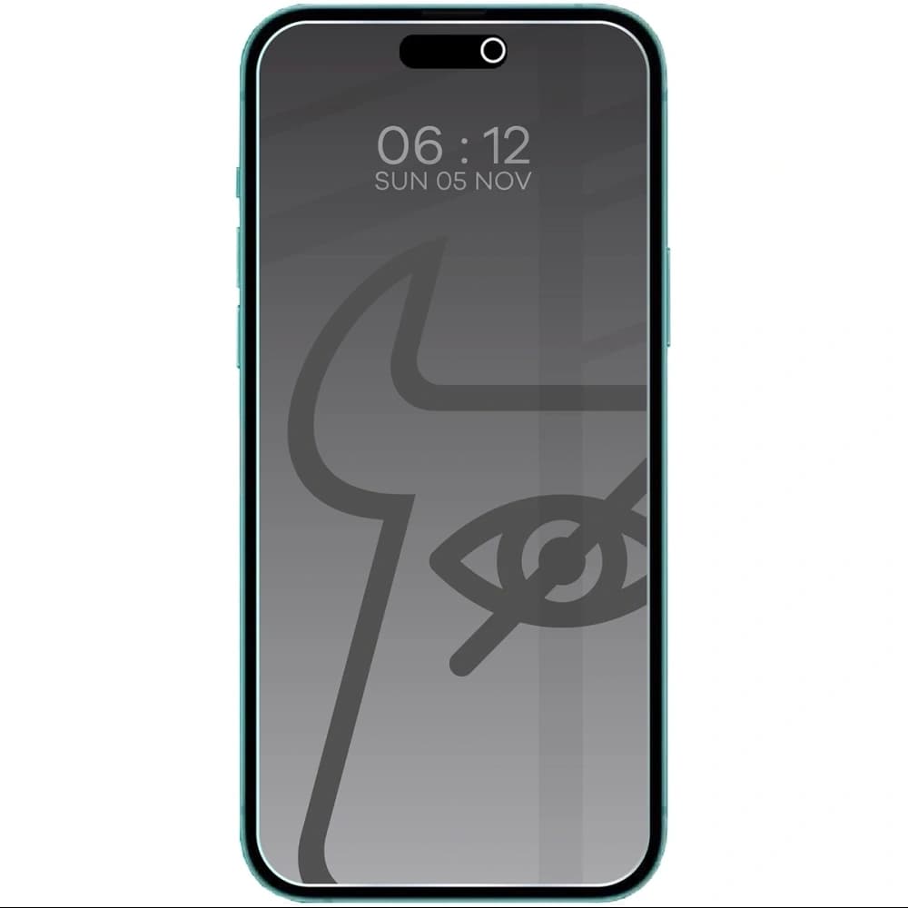 Bizon Glass Clear Shadow Apple iPhone 15 Plus / 15 Pro Max / 16 Plus tinted [2 PACK] - 3