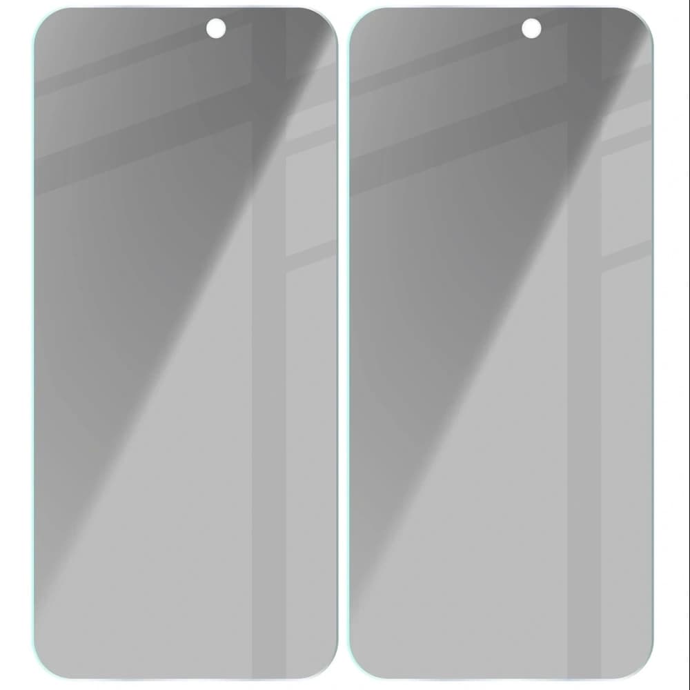 Bizon Glass Clear Shadow Apple iPhone 15 Plus / 15 Pro Max / 16 Plus tinted [2 PACK] - 4