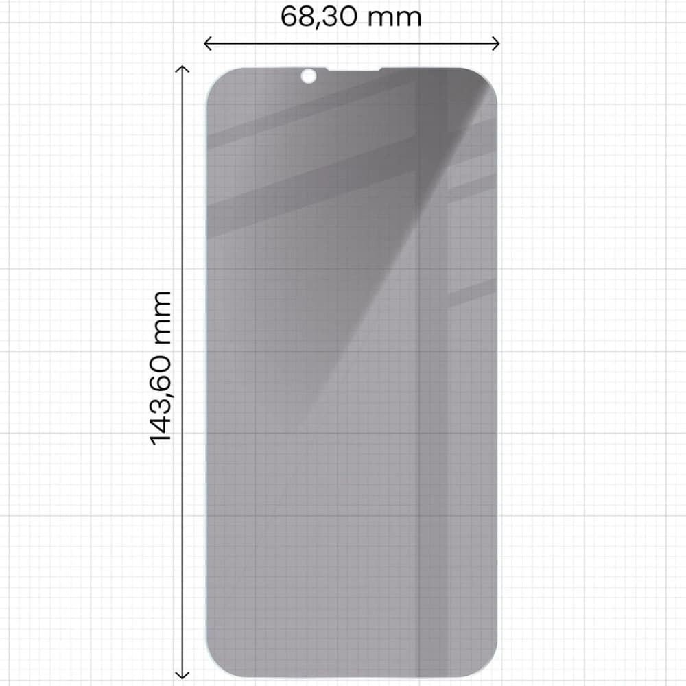 Bizon Glass Clear Shadow Apple iPhone 16e / 14 / 13 Pro / 13 színezett [2 CSOMAG] - 2