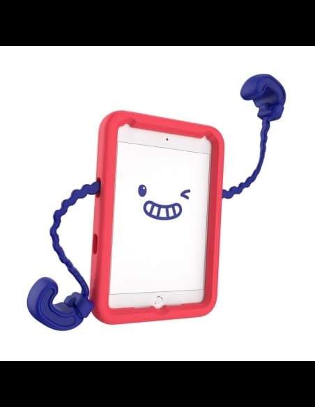 Etui Speck Case-E Apple iPad mini 7.9 2015/2019 (generatia a 4-a si a 5-a) cu suport flexibil Sandia Red/Brilliant Blue