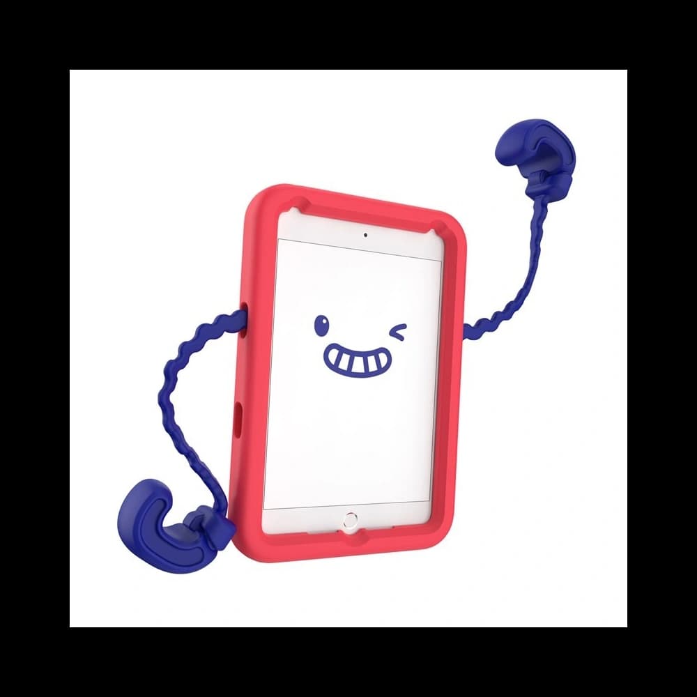 Etui Speck Case-E Apple iPad mini 7.9 2015/2019 (generatia a 4-a si a 5-a) cu suport flexibil Sandia Red/Brilliant Blue - 1