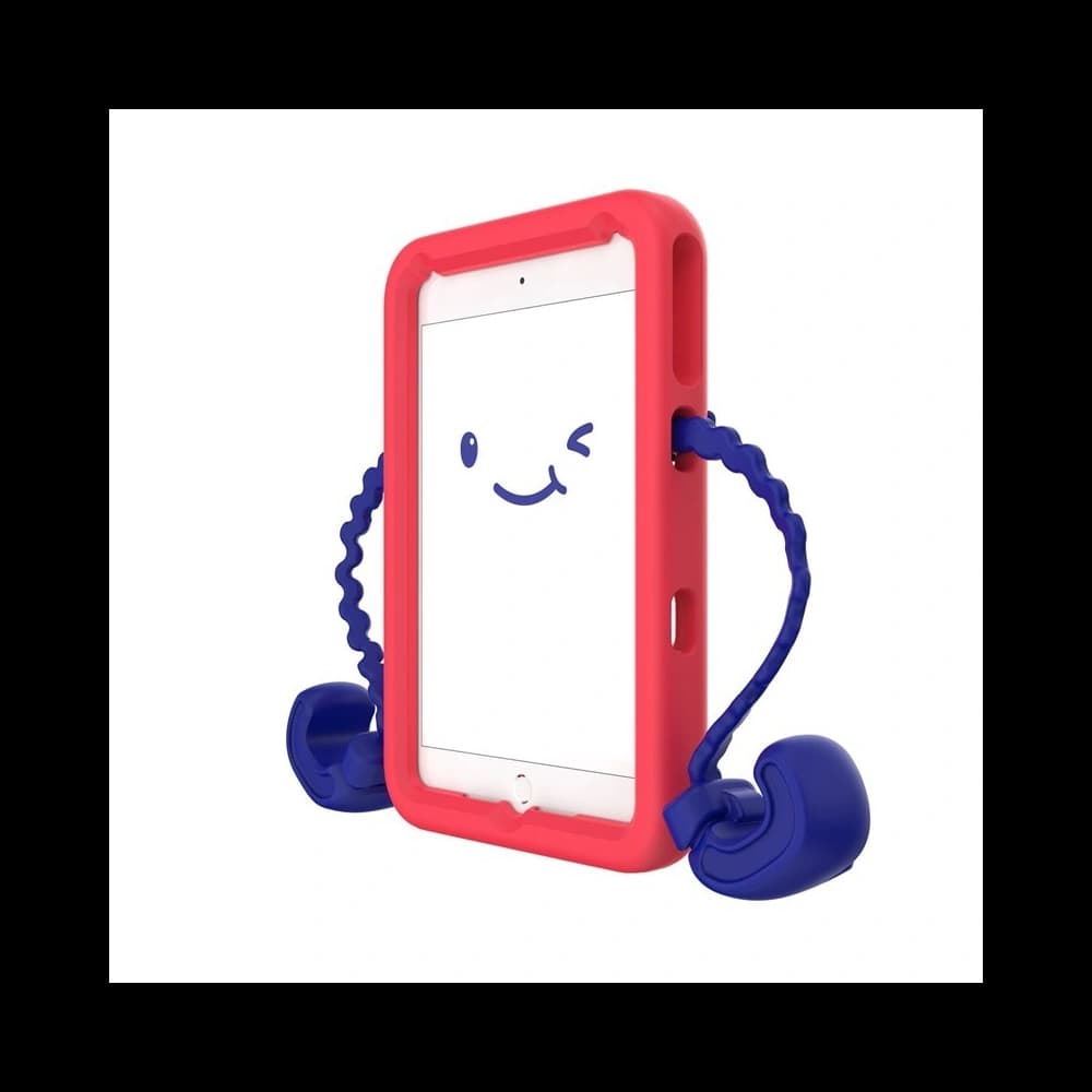 Etui Speck Case-E Apple iPad mini 7.9 2015/2019 (generatia a 4-a si a 5-a) cu suport flexibil Sandia Red/Brilliant Blue - 2