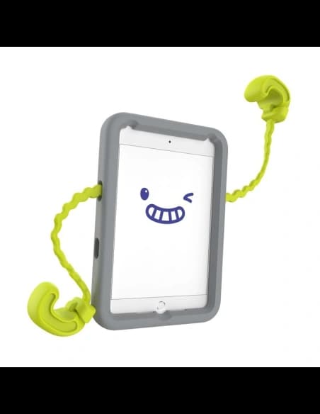 Etui Speck Case-E Apple iPad mini 7.9 2015/2019 (4. și 5. generația) cu suport flexibil Rhino Grey/Citrus Yellow