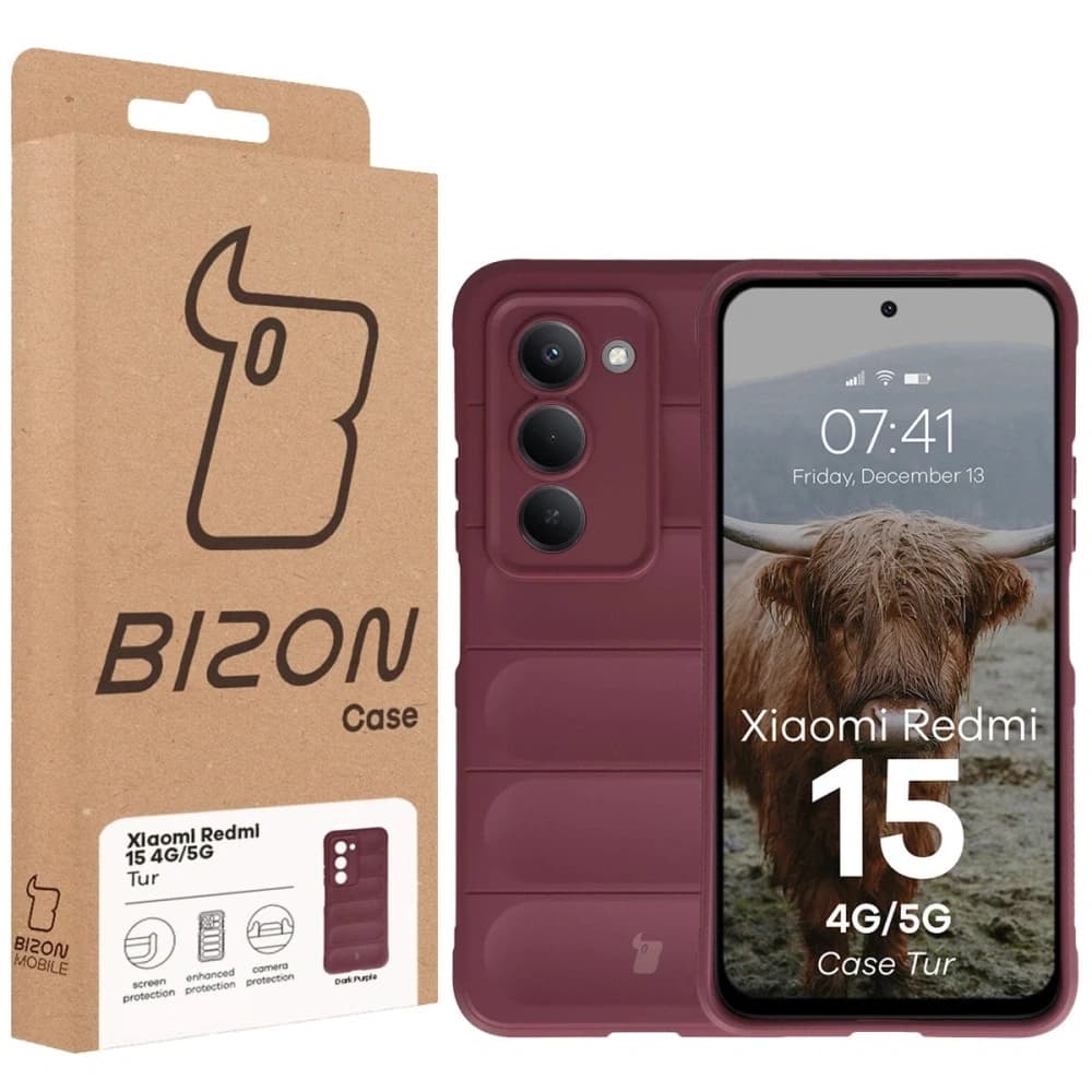 Bizon Case Tur Xiaomi Redmi 15 4G / 5G burgundy - 8