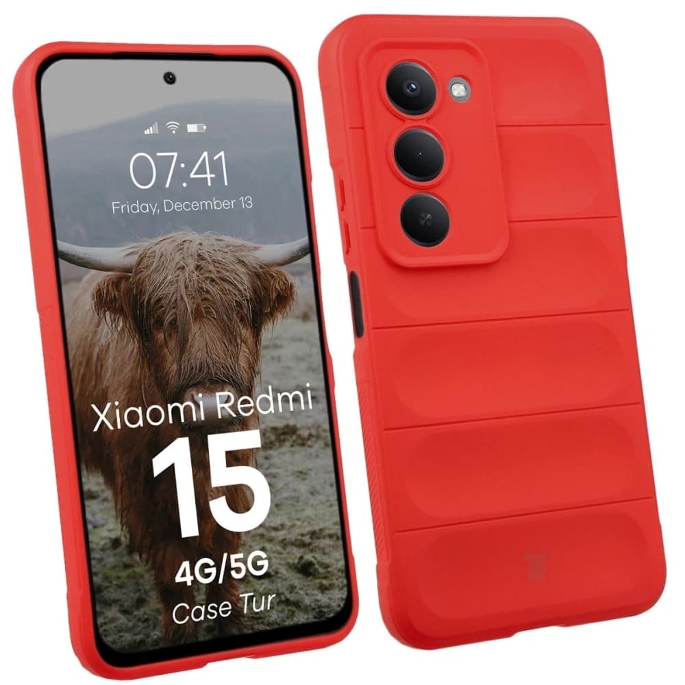 Bizon Case Tur Xiaomi Redmi 15 4G / 5G red - 1