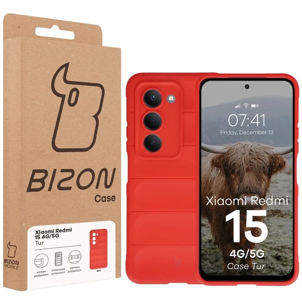 Bizon Case Tur Xiaomi Redmi 15 4G / 5G red - 8
