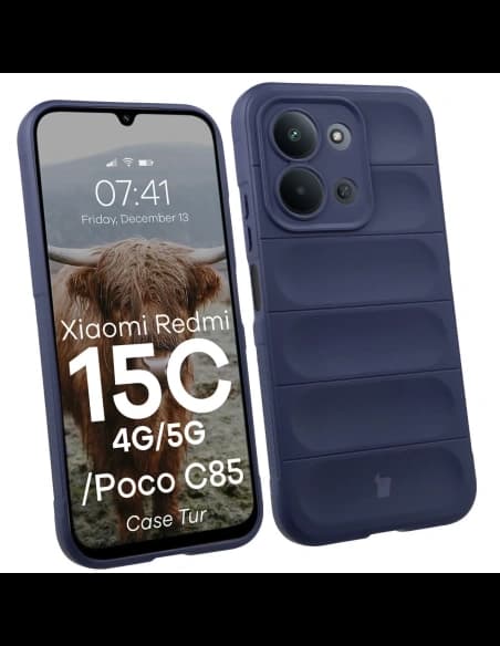 Bizon Case Tur Xiaomi Redmi 15C 4G / 5G / POCO C85 4G 173mm navy blue