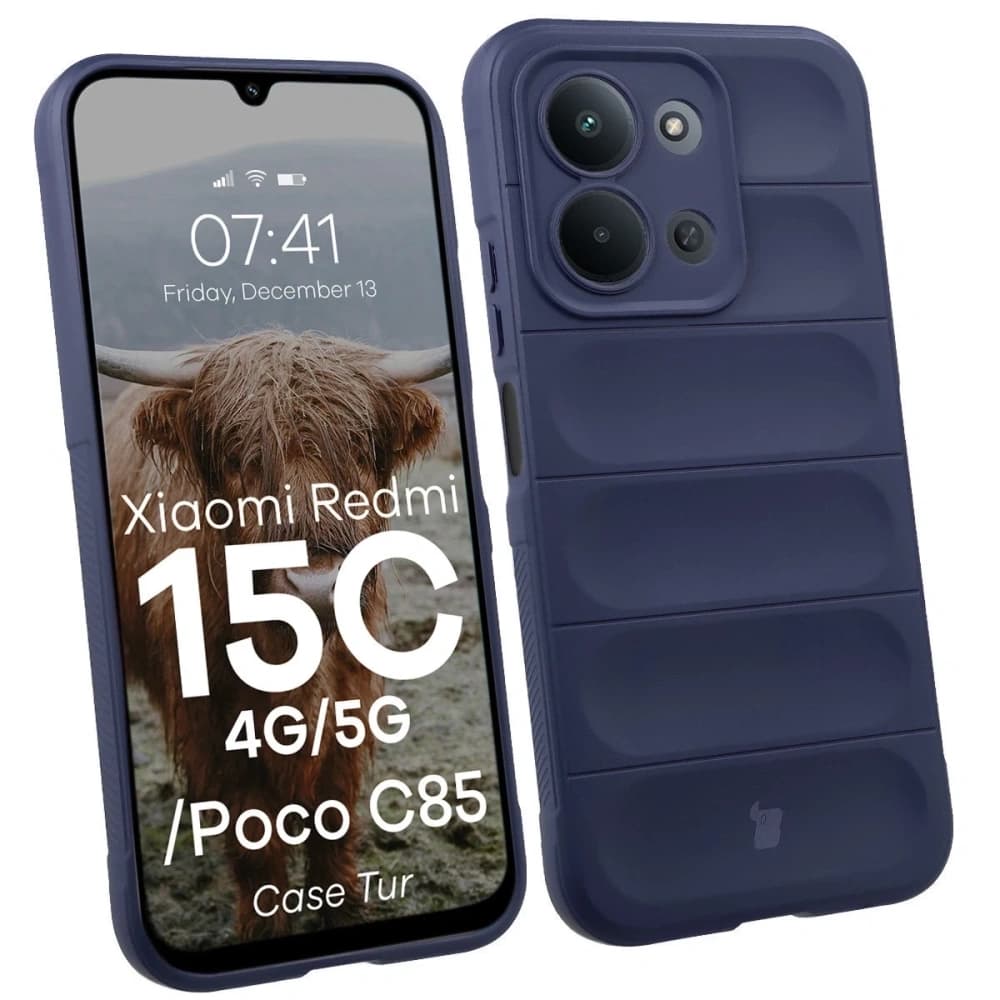 Bizon Case Tur Xiaomi Redmi 15C 4G / 5G / POCO C85 4G 173mm navy blue - 1