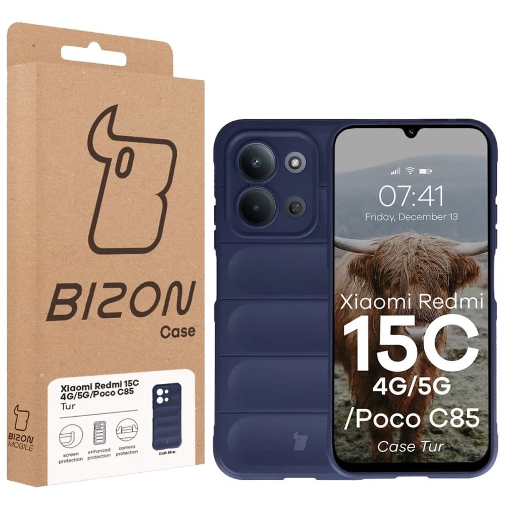 Bizon Case Tur Xiaomi Redmi 15C 4G / 5G / POCO C85 4G 173mm navy blue - 8
