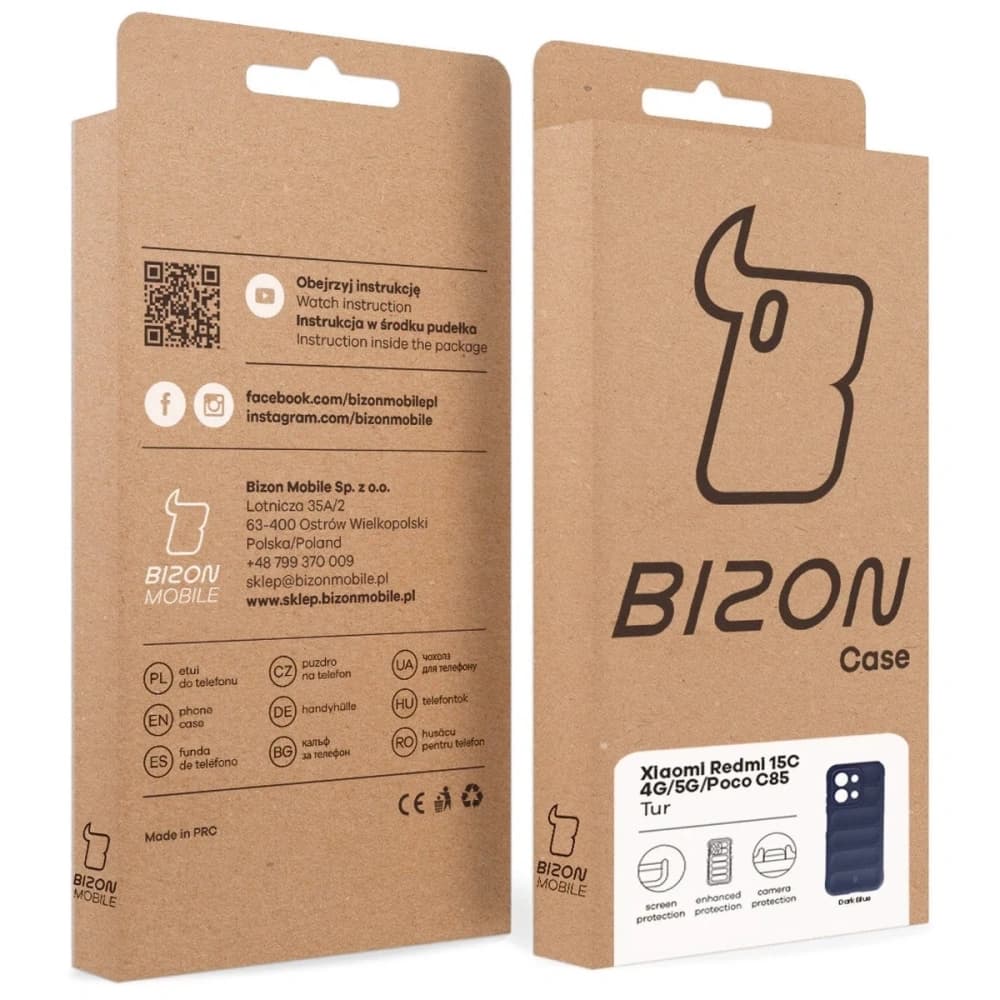 Bizon Case Tur Xiaomi Redmi 15C 4G / 5G / POCO C85 4G 173mm navy blue - 9