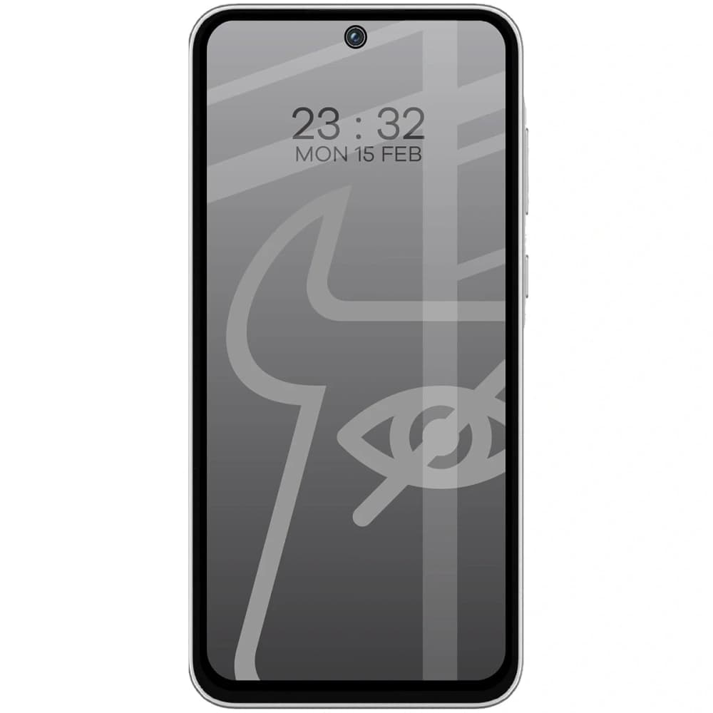 Bizon Glass Edge Shadow Duo Samsung Galaxy M35 5G / A35 5G / A55 5G fekete kerettel árnyékolt [2 CSOMAG] - 3