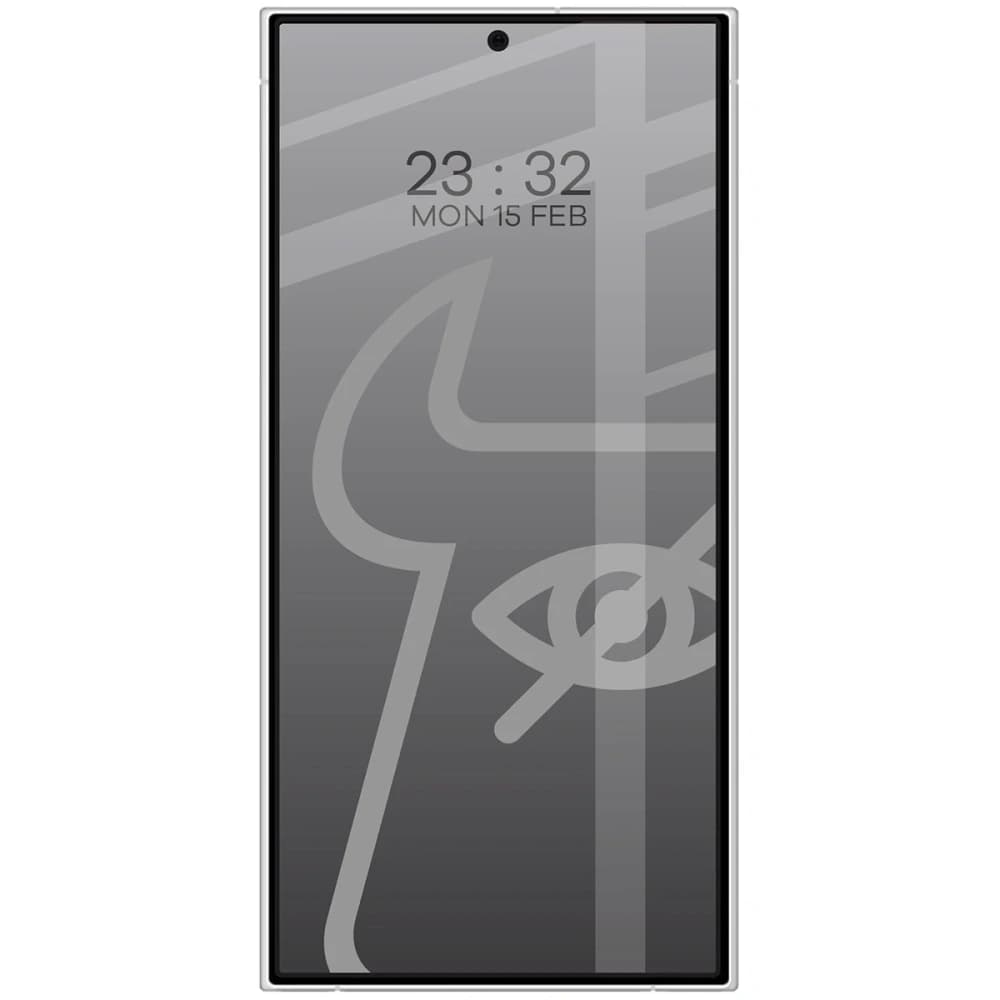 Bizon Glass Edge Shadow Duo Samsung Galaxy S24 Ultra nuanțat cu un cadru negru [2 PACHET] - 3