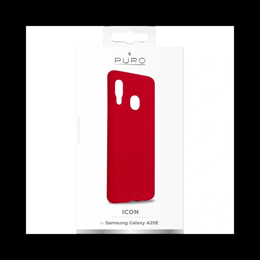 Etui PURO ICON Cover Samsung Galaxy A20e (červená) - 2