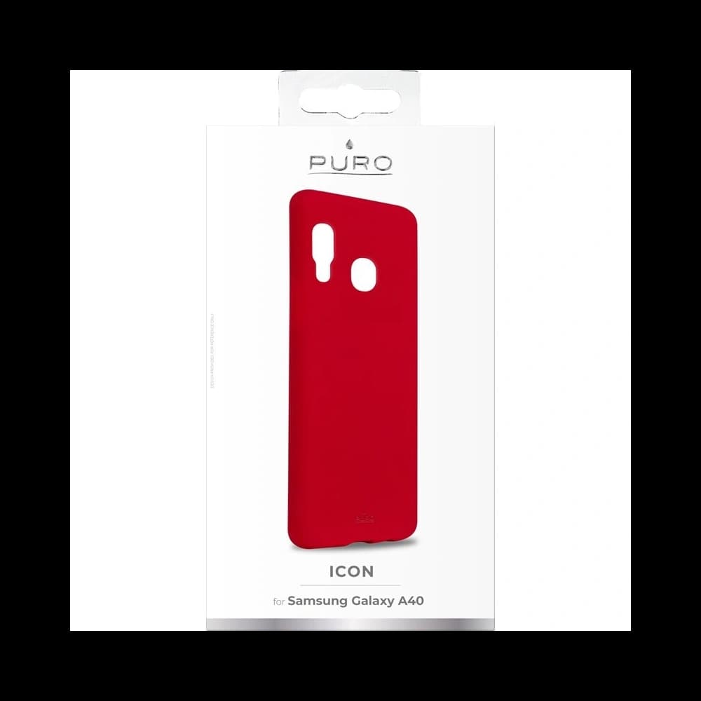 PURO ICON Cover Samsung Galaxy A40 (red) - 2