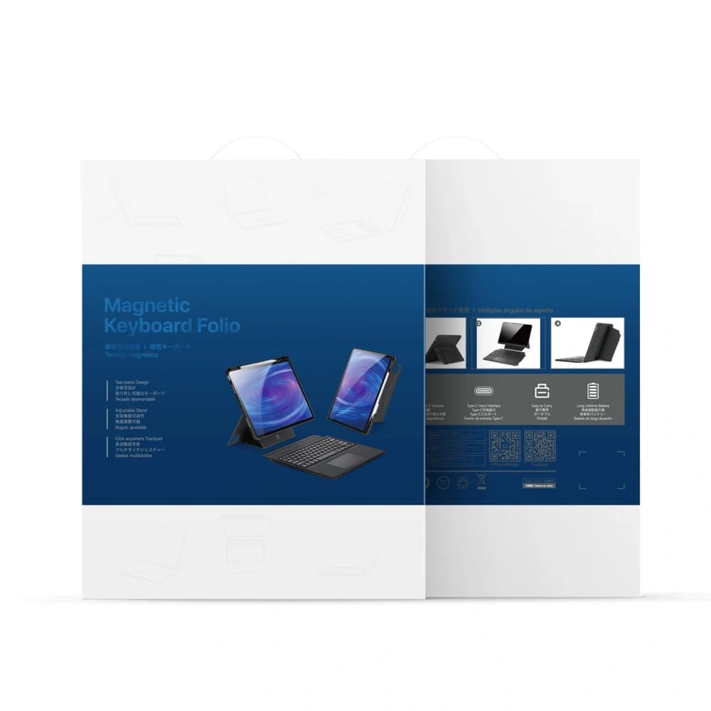 Dux Ducis DK-Serie Samsung Tab S10 FE+ Plus mit hervorgehobenem Schwarz - 10