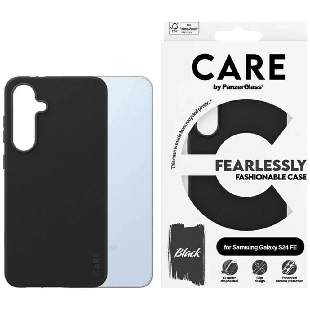 CARE by PanzerGlass divat tok Samsung Galaxy S24 FE fekete - 3