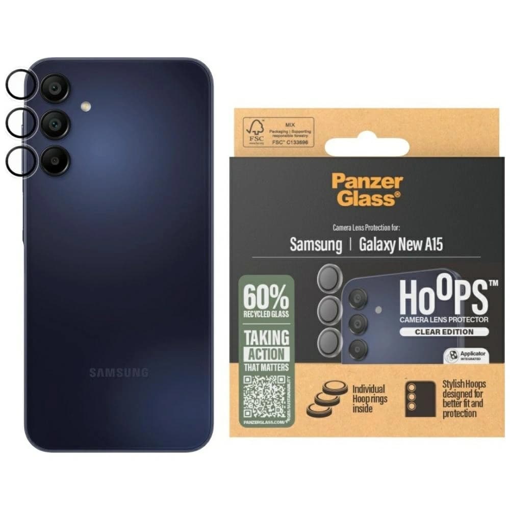 PanzerGlass Hoops ochranné sklo pro objektiv Samsung Galaxy A16 / A16 5G čiré - 1