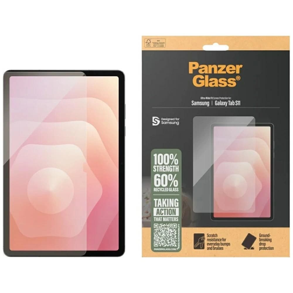 PanzerGlass Ultra-Wide Fit pentru Samsung Galaxy Tab S11 - 1