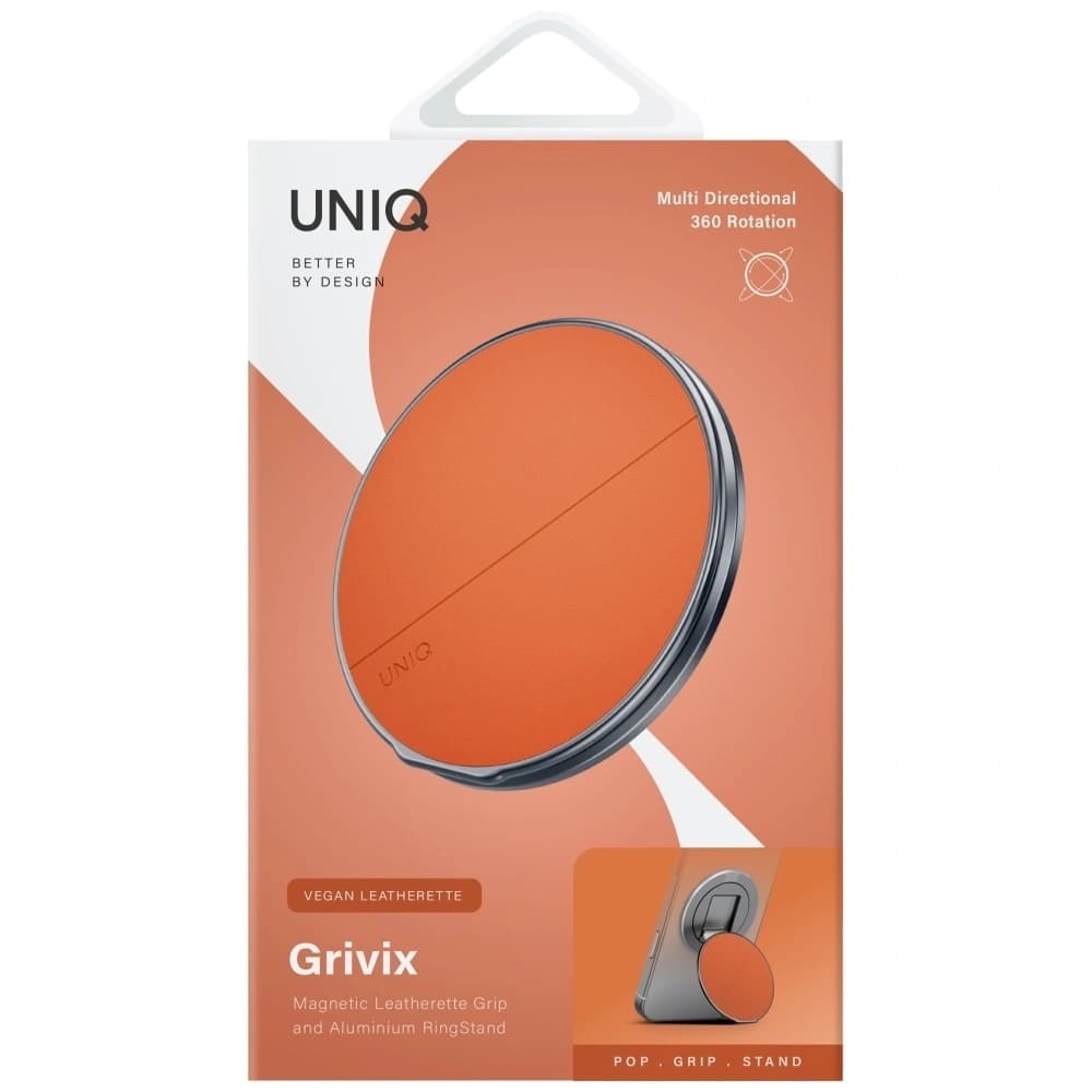 UNIQ Grivix Classic 360 Suport și Mâner portocaliu - 4
