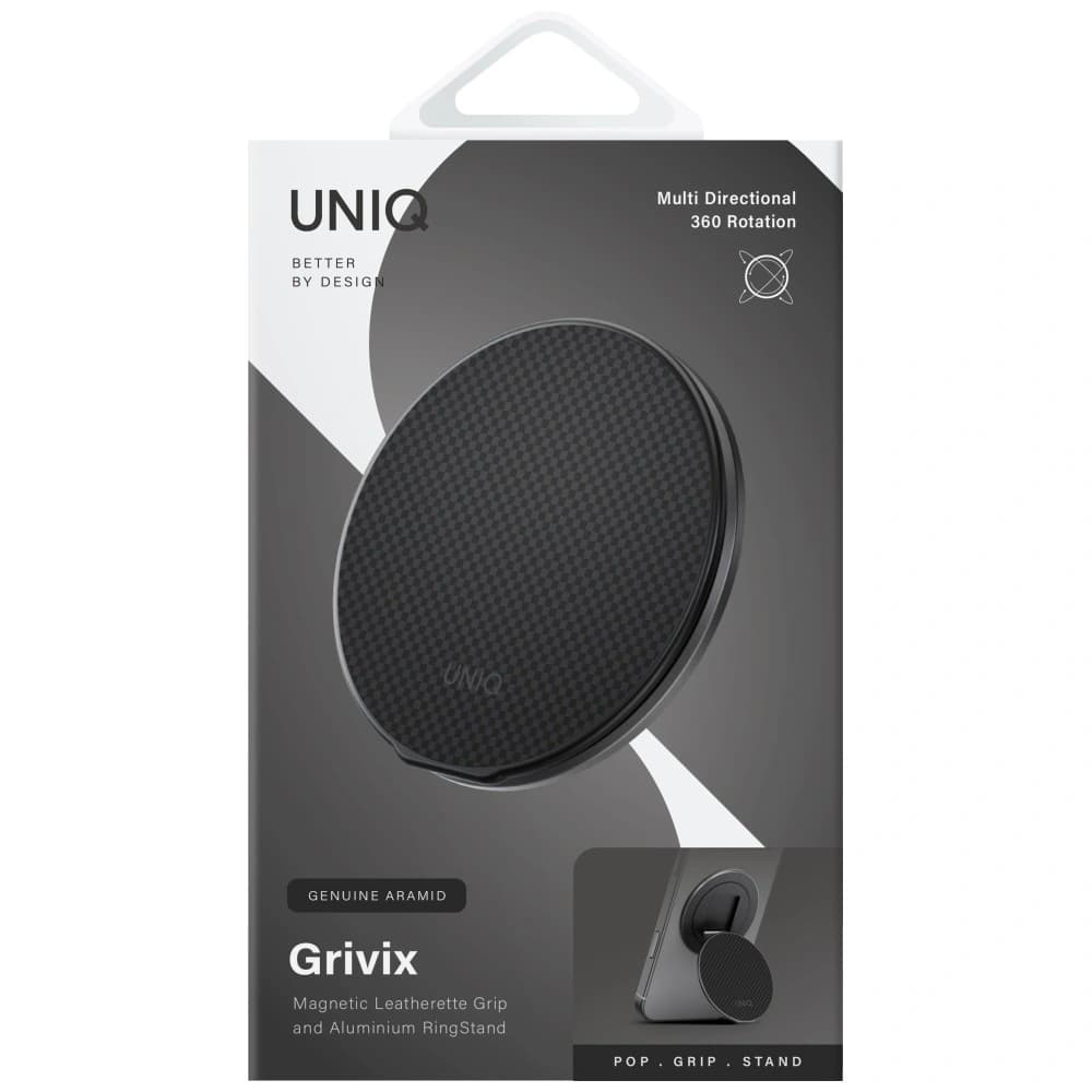 UNIQ Grivix Premium 360 Állvány és Fogantyú fekete - 4